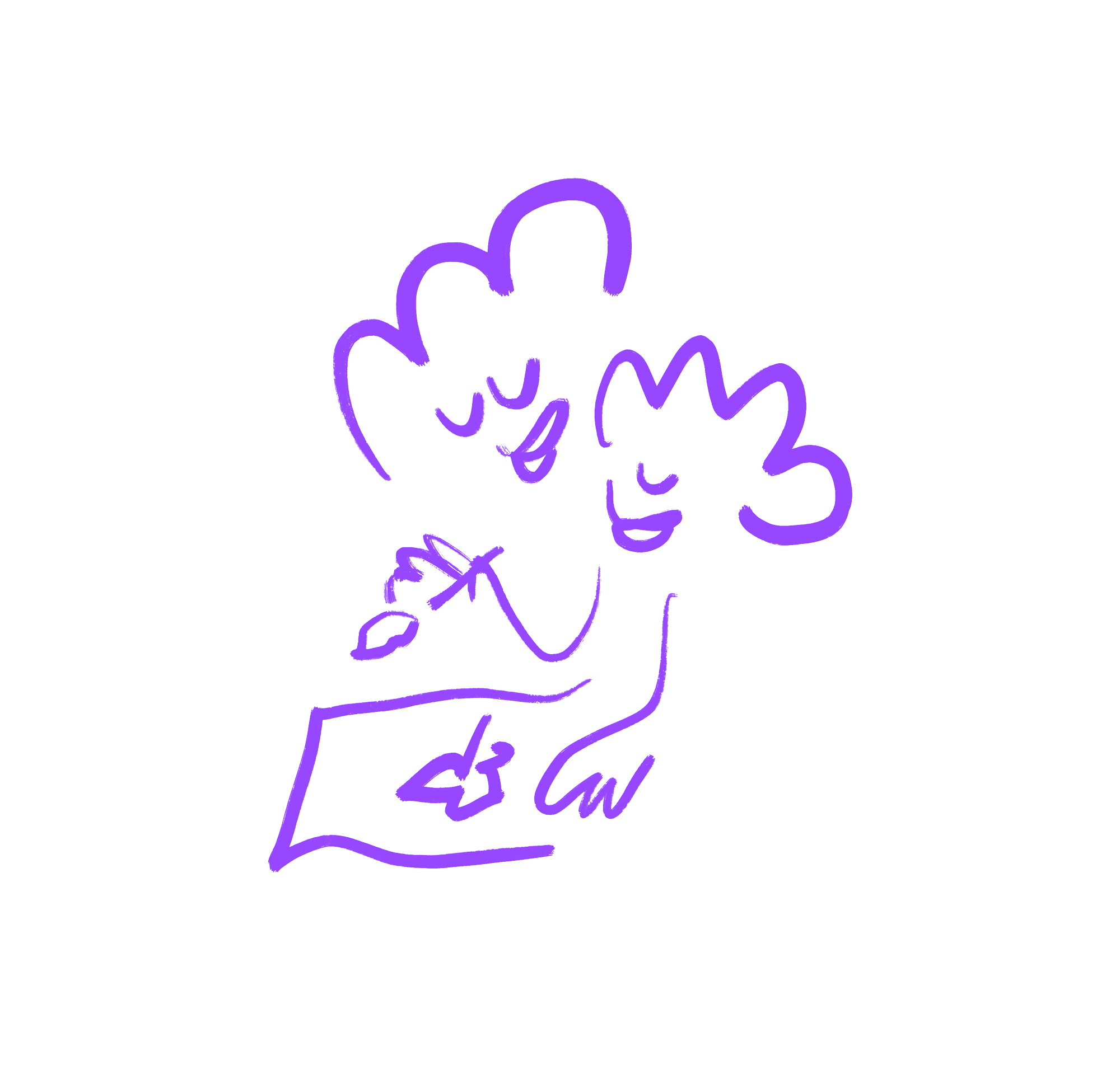 animated illustration for life in a women's shelter with a child